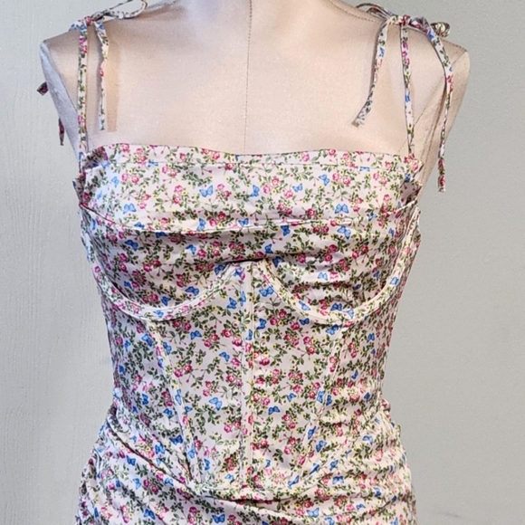 New!For Love and Lemons Baby Butterflies Slip Dress - Picture 7 of 16